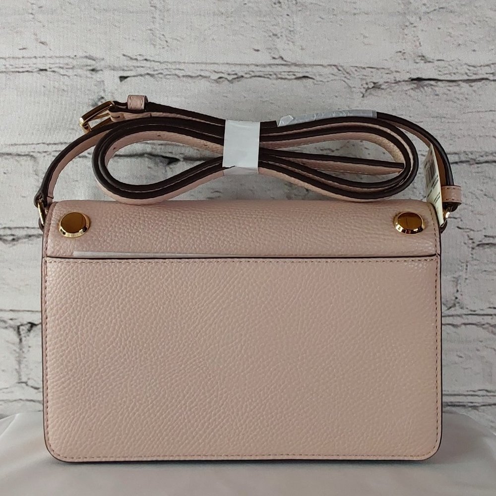 'MICHAEL KORS' 'HOLLY' LEATHER STUDDED CROSSBODY BAGw/MK DUST BAG 2-PIECE SET - Picture 4 of 16